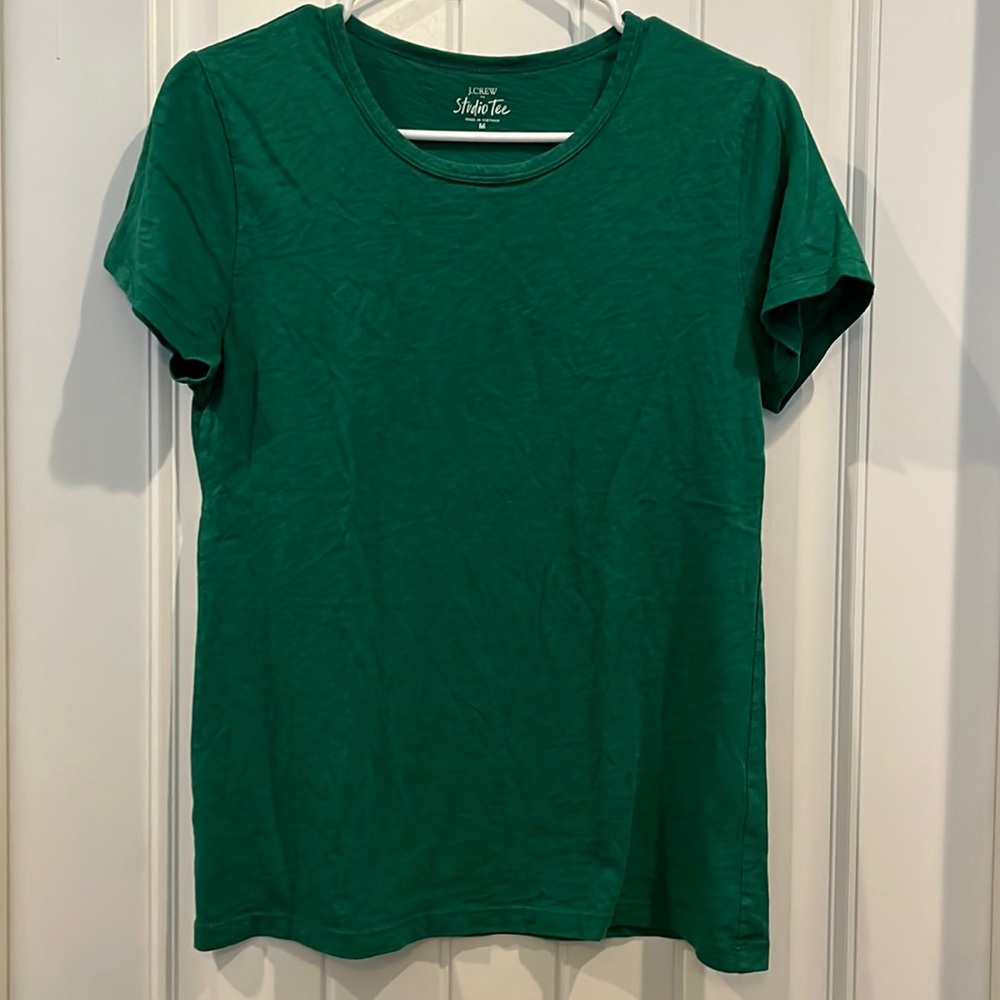 Bright forest green tee